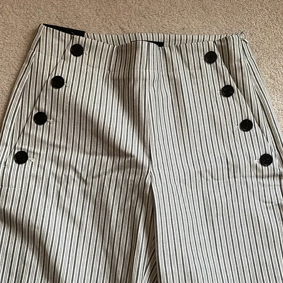 Banana republic wide crop stripe pants - Picture 2 of 7